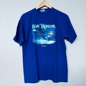 Carnival Cruise Lines Isla Roatan Honduras Beach Graphic T-Shirt S